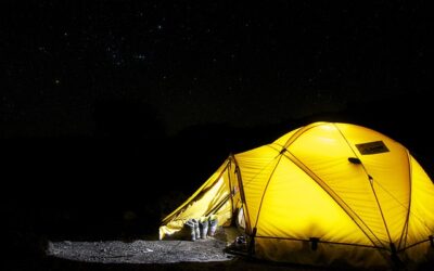 Stor erfaring med overnatning i telt